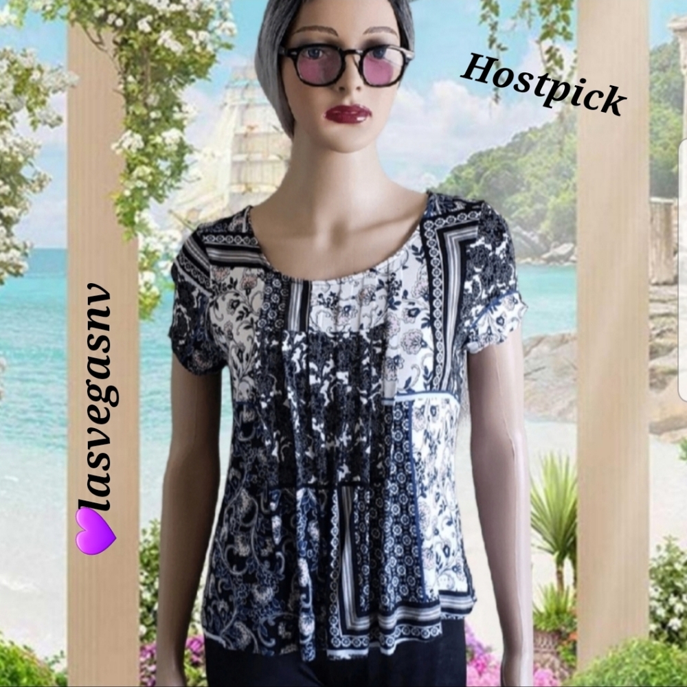 SALE Croft & Barrow blouse womens size petite small